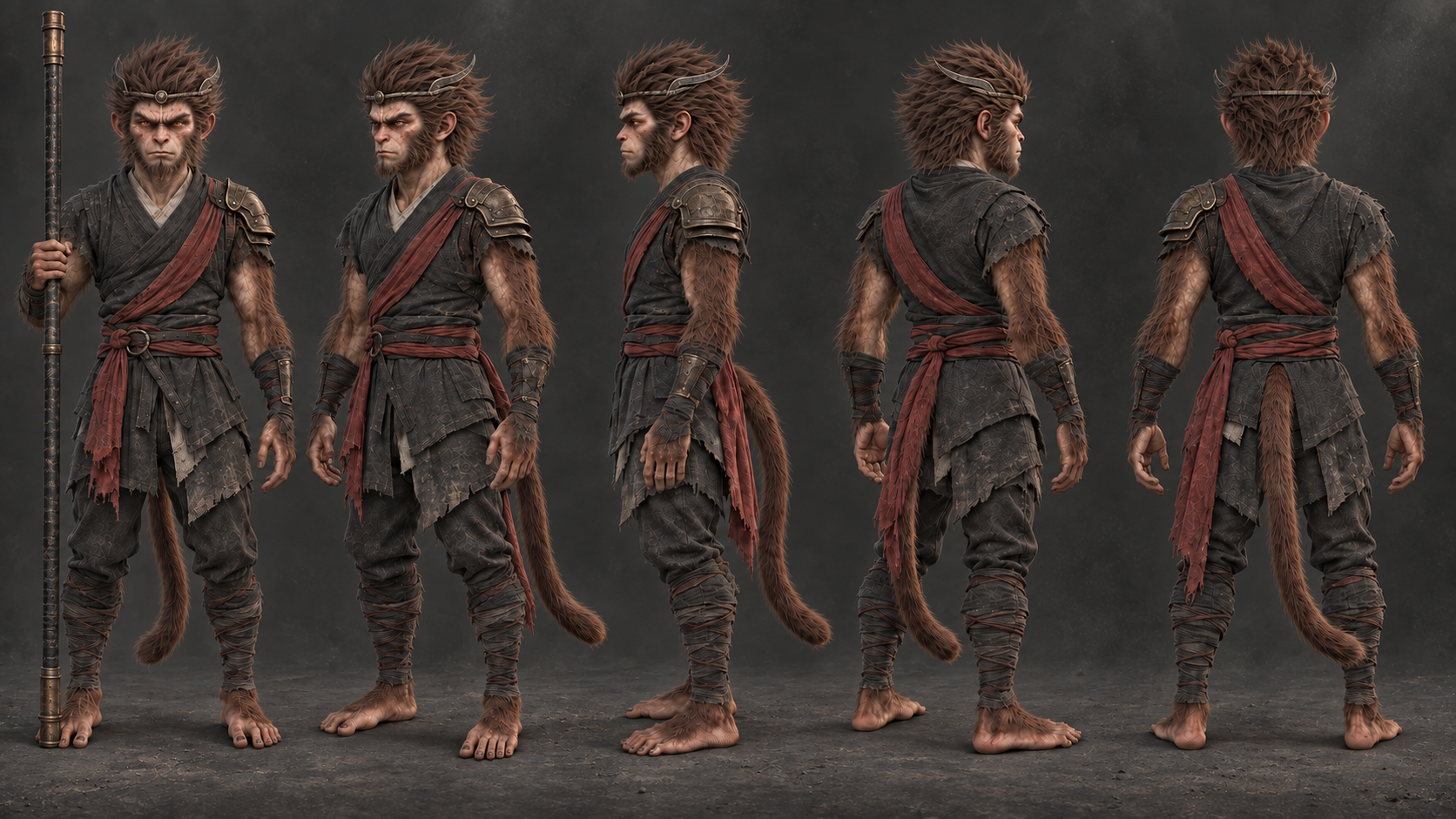Official Anchor B - Great Sage Standard Full Body Turnaround